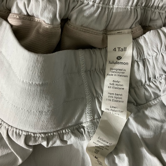 Lululemon white shorts - Picture 2 of 4